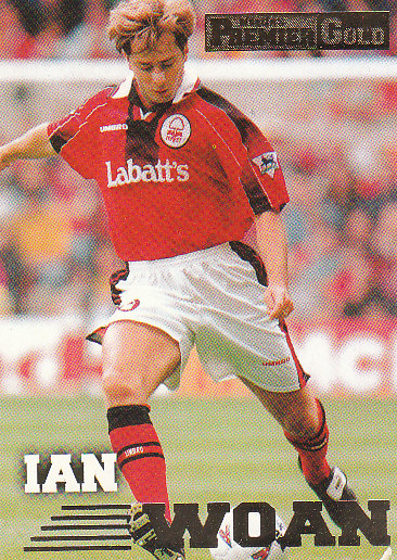 Ian Woan Nottingham Forest 1996/97 Merlin's Premier Gold #113